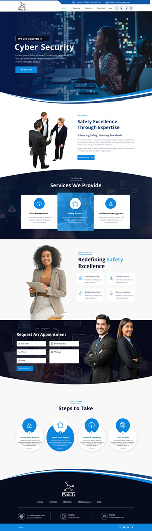 Web Design par Andrew Asiimwe pour Stitch Project  | Design : #33475917