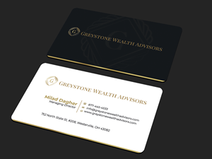 Business Card Design by Graphixpointt for Greystone Wealth Advisors | Design: #33443046