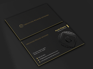 Business Card Design by Graphixpointt for Greystone Wealth Advisors | Design: #33443423