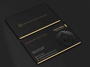 Business Card Design by Graphixpointt for Greystone Wealth Advisors | Design: #33445634