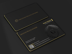 Business Card Design by Graphixpointt for Greystone Wealth Advisors | Design: #33445641