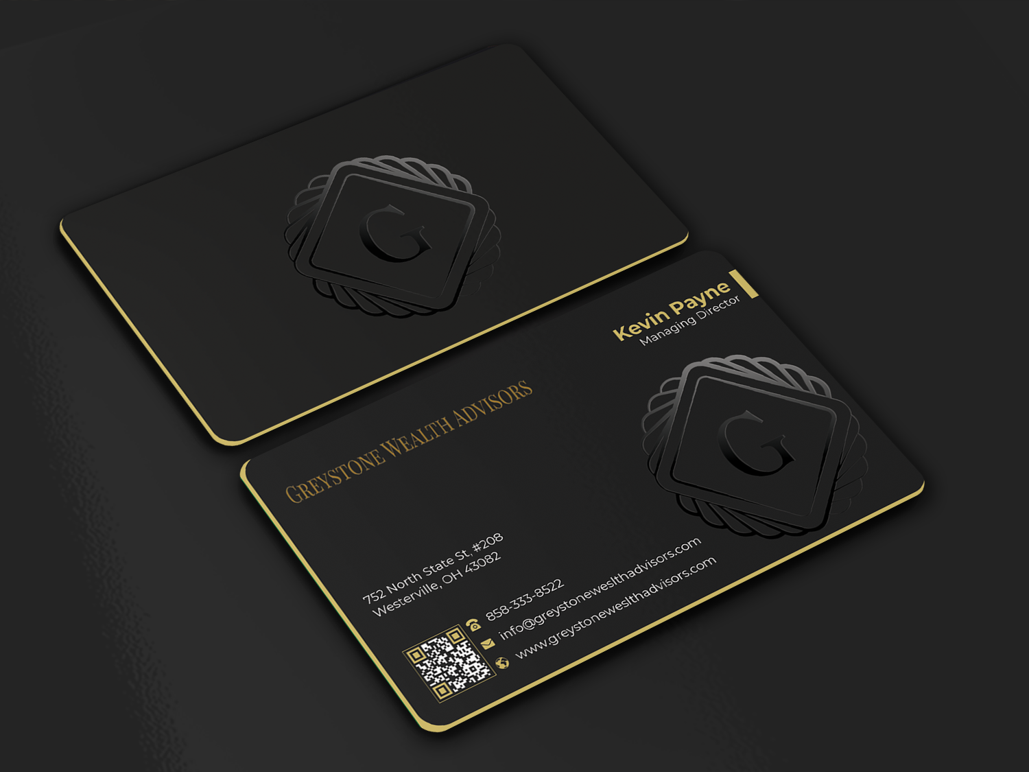 Business Card Design by Graphixpointt for Greystone Wealth Advisors | Design #33445645