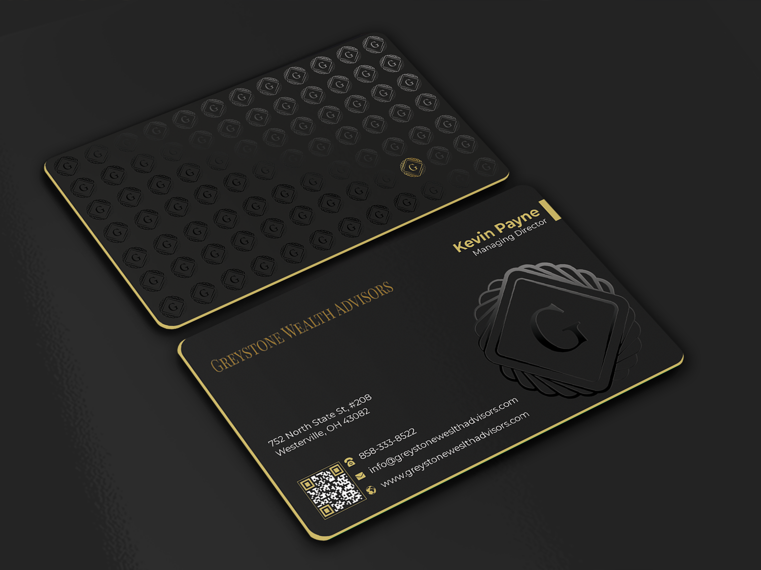 Business Card Design by Graphixpointt for Greystone Wealth Advisors | Design #33445652