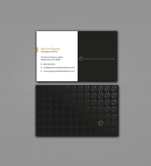 Design de Carte de Visite par Graphixpointt pour Greystone Wealth Advisors | Design : #33445771