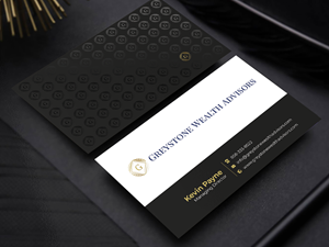 Design de Carte de Visite par Graphixpointt pour Greystone Wealth Advisors | Design : #33445785