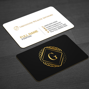 Design de Carte de Visite par WellDesign pour Greystone Wealth Advisors | Design : #33442767
