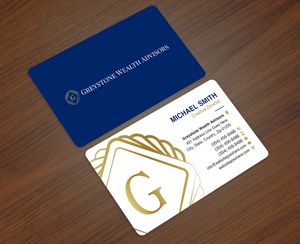 Diseño de Tarjeta de Presentación por Sun Moon Graphic Designer para Greystone Wealth Advisors | Diseño #33446954
