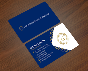 Design de Carte de Visite par Sun Moon Graphic Designer pour Greystone Wealth Advisors | Design : #33446955