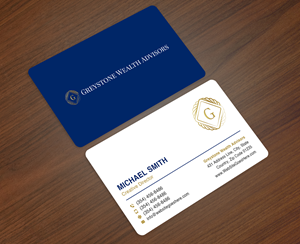 Design de Carte de Visite par Sun Moon Graphic Designer pour Greystone Wealth Advisors | Design : #33446956