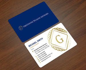 Design de Carte de Visite par Sun Moon Graphic Designer pour Greystone Wealth Advisors | Design : #33446957