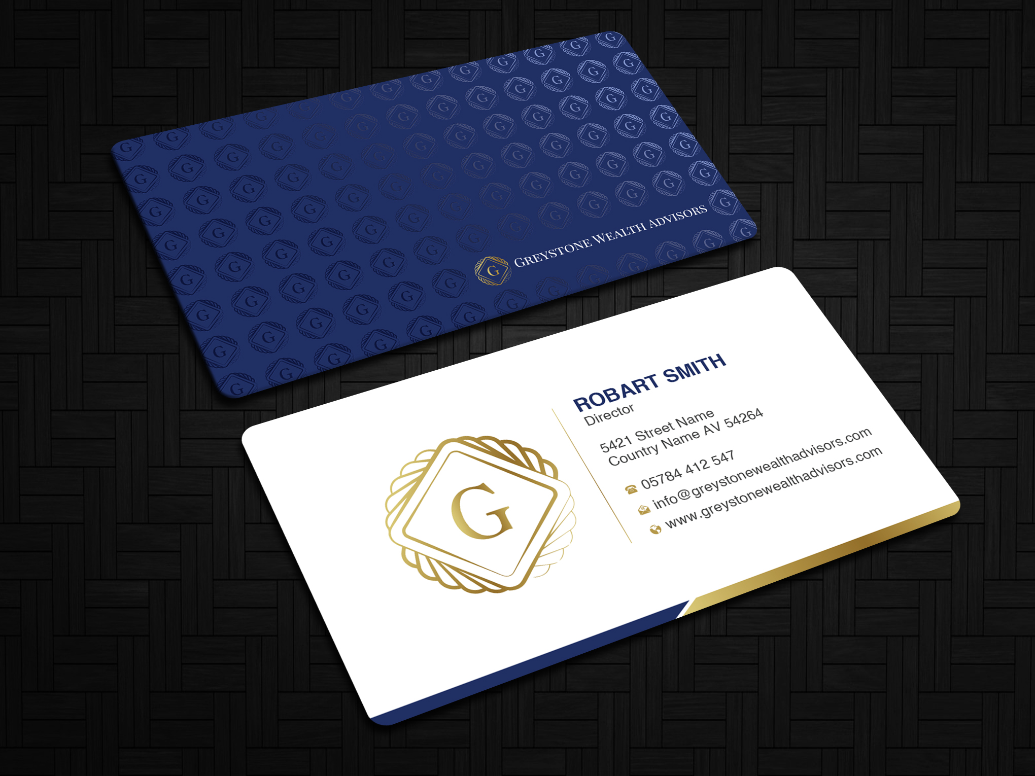 Design de Carte de Visite par Uttom 2 pour Greystone Wealth Advisors | Design #33443471