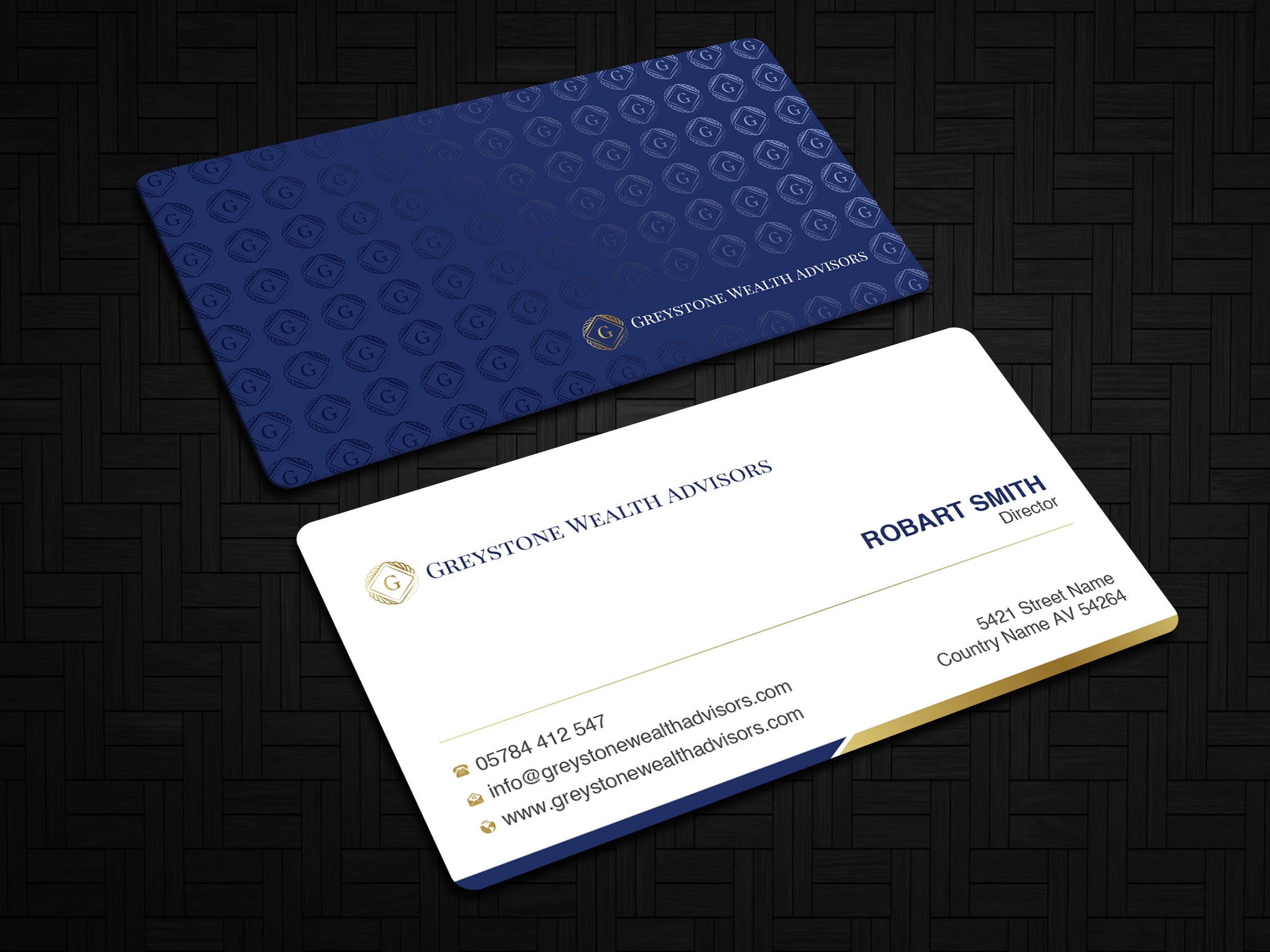 Design de Carte de Visite par Uttom 2 pour Greystone Wealth Advisors | Design #33443479