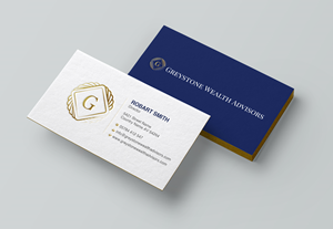 Business Card Design by Uttom 2 for Greystone Wealth Advisors | Design: #33443706
