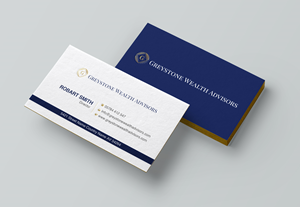 Business Card Design by Uttom 2 for Greystone Wealth Advisors | Design: #33443715