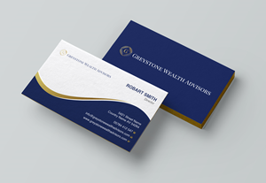 Business Card Design by Uttom 2 for Greystone Wealth Advisors | Design: #33443729