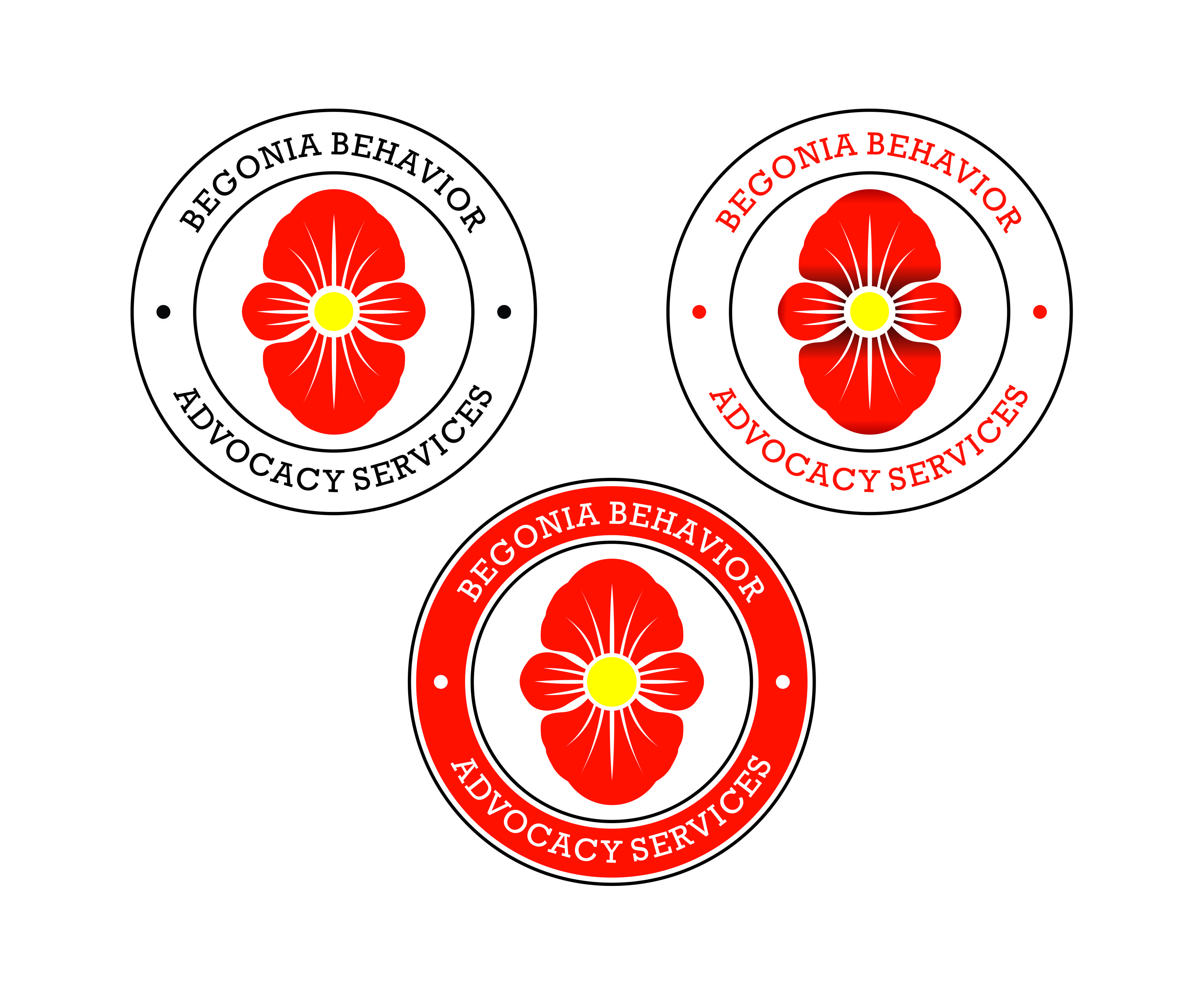 Diseño de Logo por furme para Begonia Behavioral Services LLC | Diseño #33463319