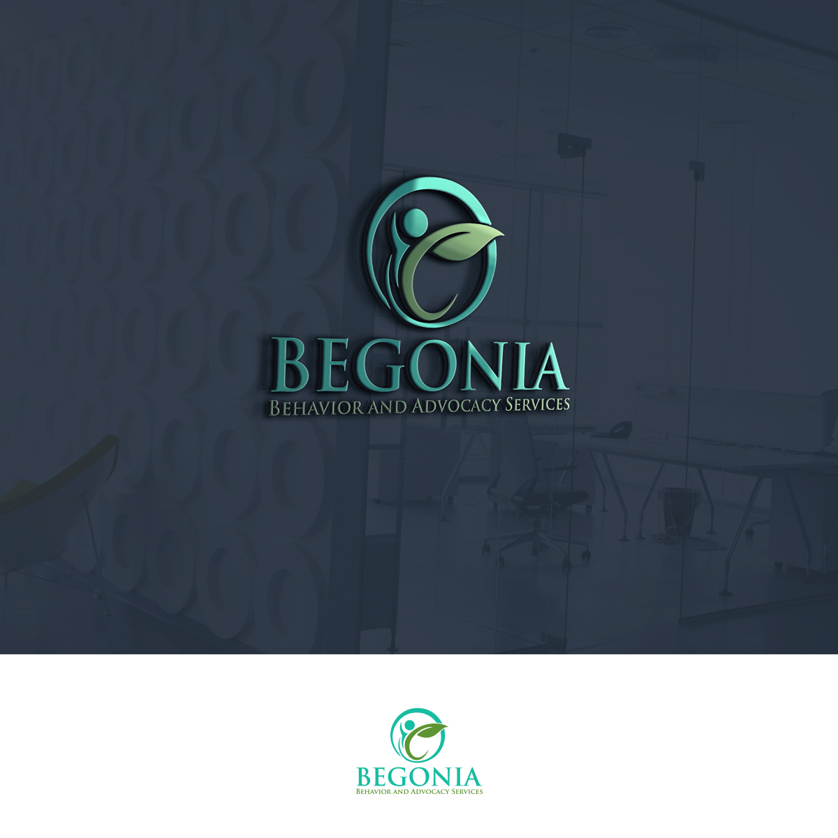 Diseño de Logo por mekail para Begonia Behavioral Services LLC | Diseño #33449192