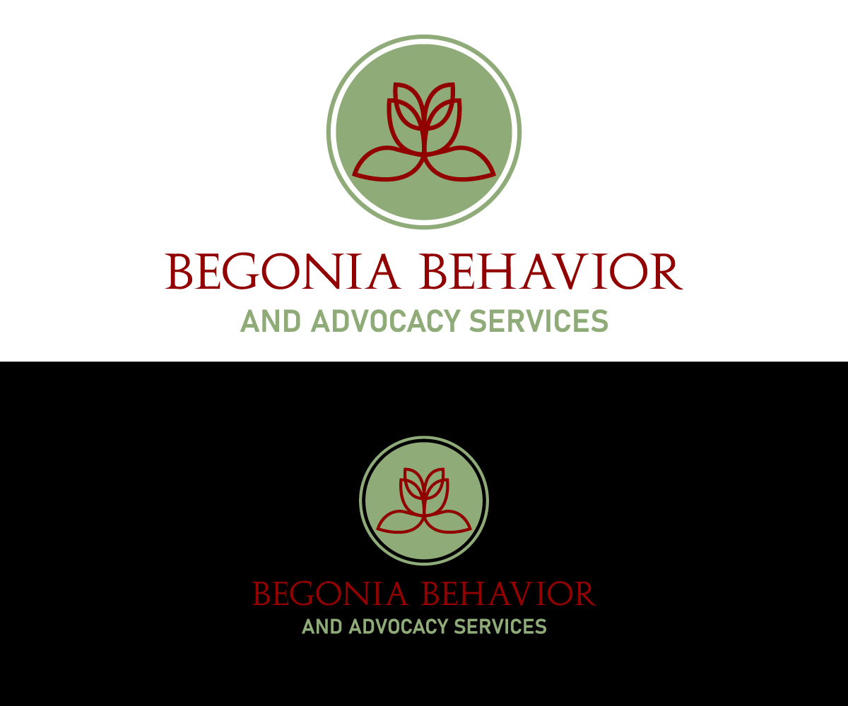 Diseño de Logo por DianArt para Begonia Behavioral Services LLC | Diseño #33457980
