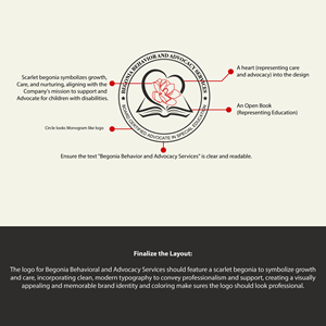Diseño de Logo por Ali Hamza45 para Begonia Behavioral Services LLC | Diseño: #33468603