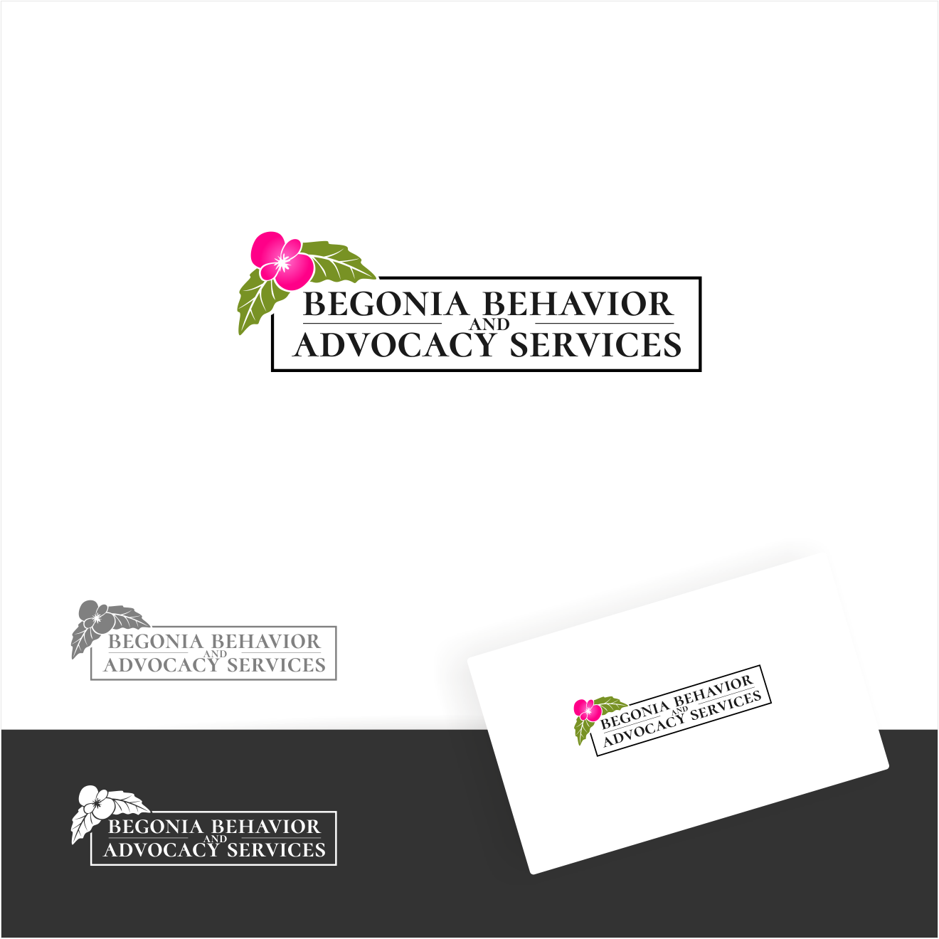 Diseño de Logo por Arham Hidayat para Begonia Behavioral Services LLC | Diseño #33461663
