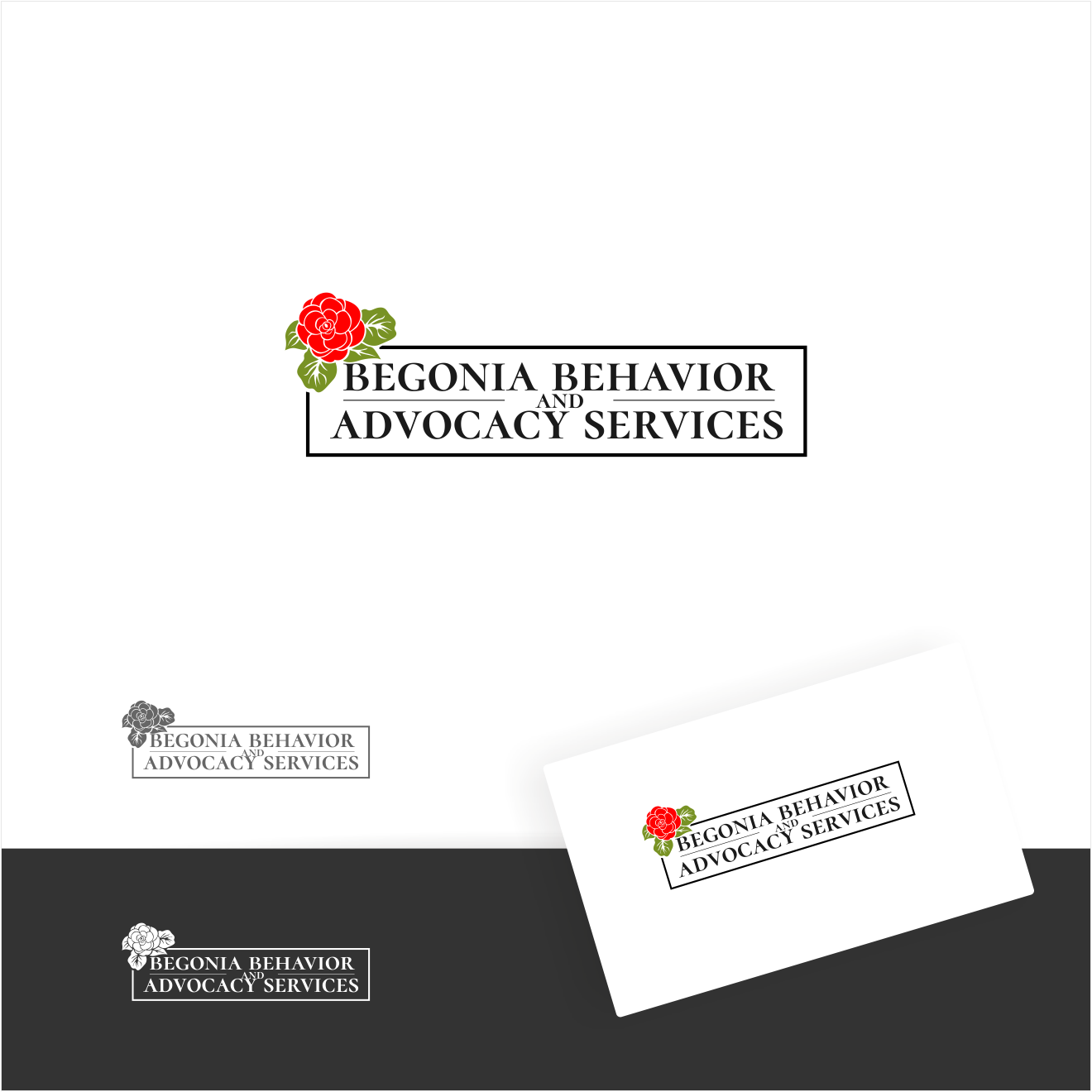Logo Design by Arham Hidayat for Begonia Behavioral Services LLC | Design #33466422
