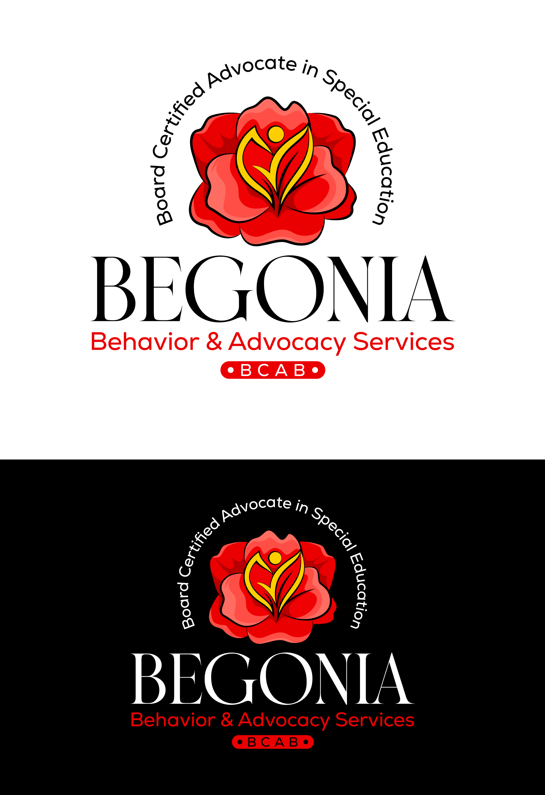 Diseño de Logo por debdesign para Begonia Behavioral Services LLC | Diseño #33461058