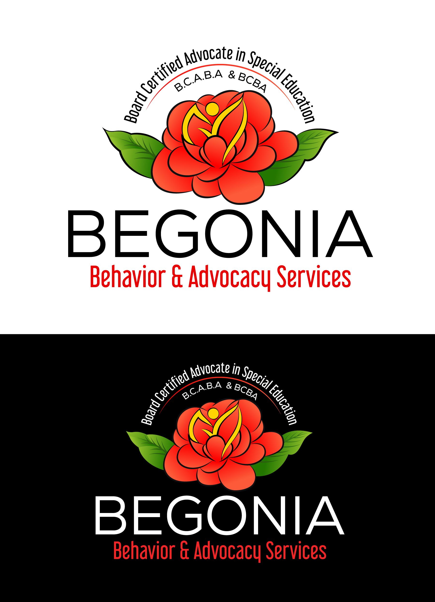 Diseño de Logo por debdesign para Begonia Behavioral Services LLC | Diseño #33461059