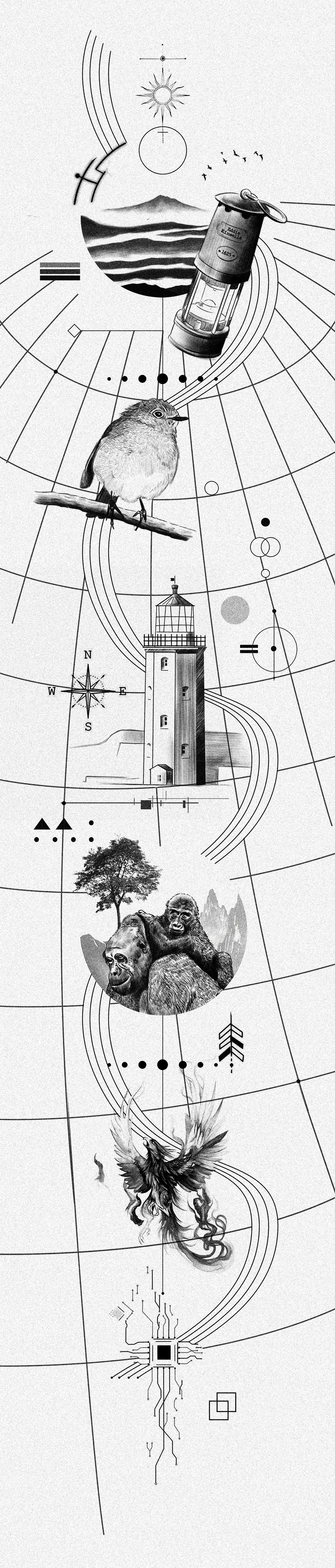 Tattoo Design by Soumen Sinha for Red Phoenix 5 | Design #33479865