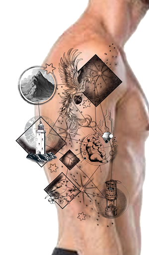 Tattoo Design by ioio for Red Phoenix 5 | Design: #33478278