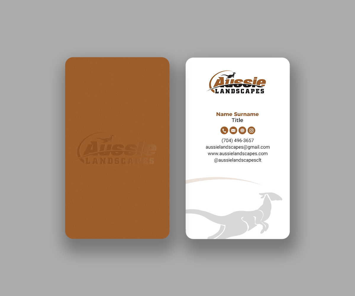 Business Card Design by Andrés Sebastián for this project | Design #33456688