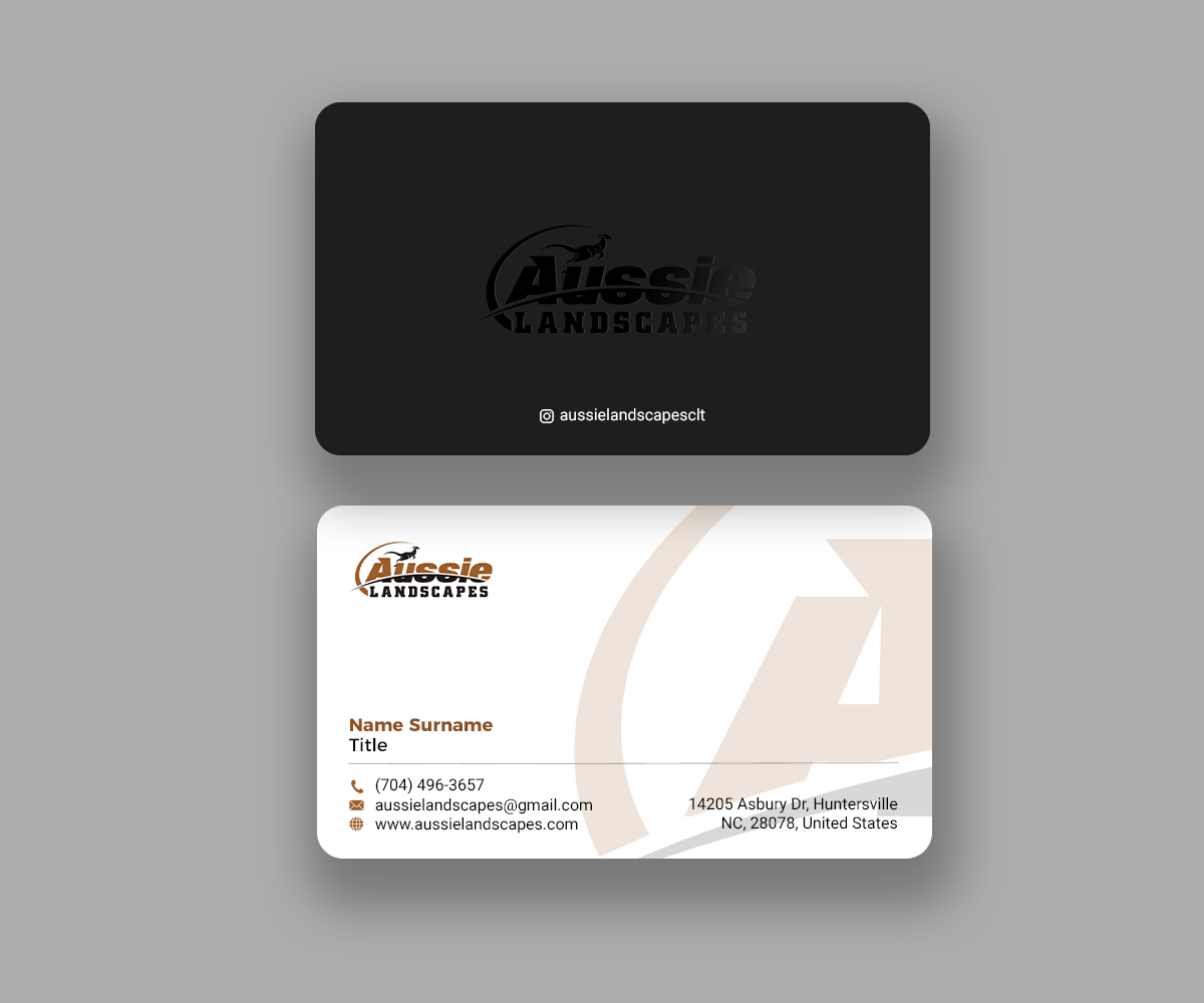 Business Card Design by Andrés Sebastián for this project | Design #33458094