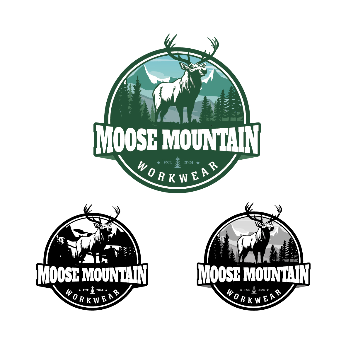 Design de Logo par creativeDAGA pour Moose Mountain Workwear Ltd. | Design #33464304