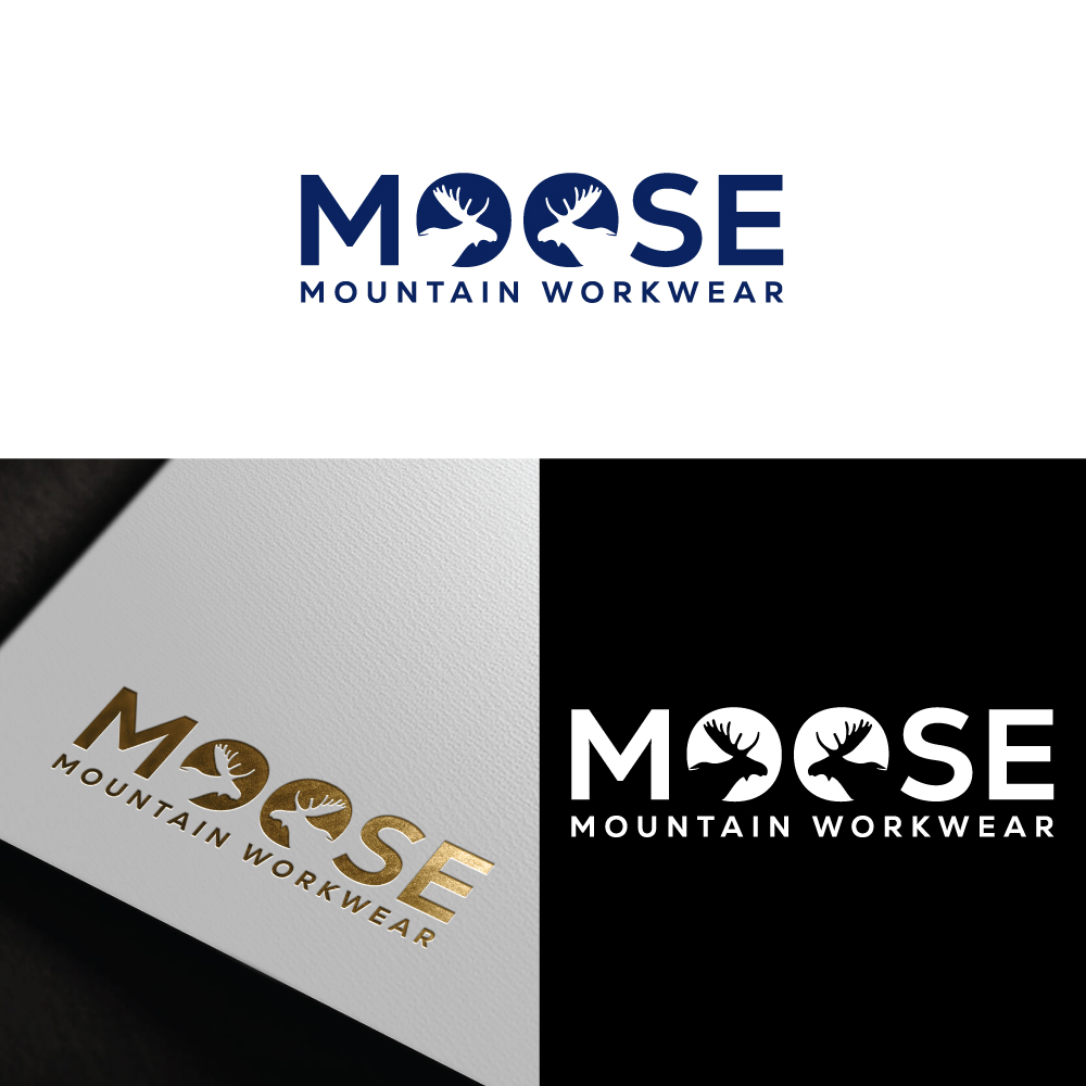 Logo Design by Md Nurullah 1 for Moose Mountain Workwear Ltd. | Design #33464742