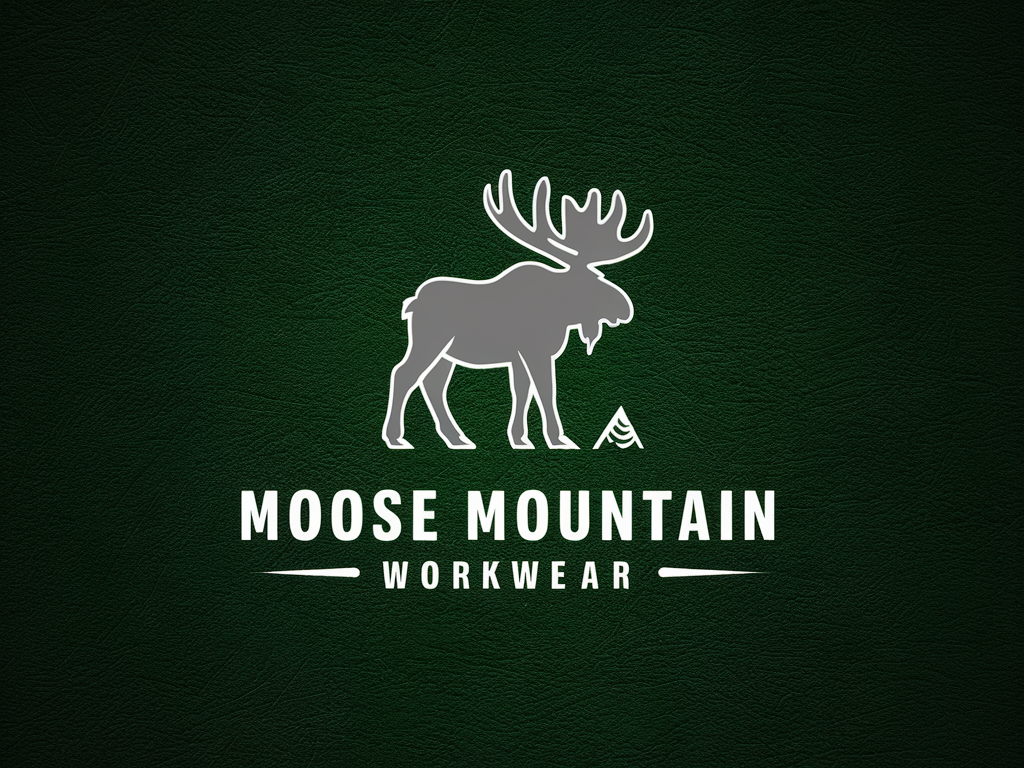 Logo Design by Ar_nisam_usman for Moose Mountain Workwear Ltd. | Design #33500722
