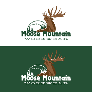 Logo Design by cah awu for Moose Mountain Workwear Ltd. | Design: #33459649