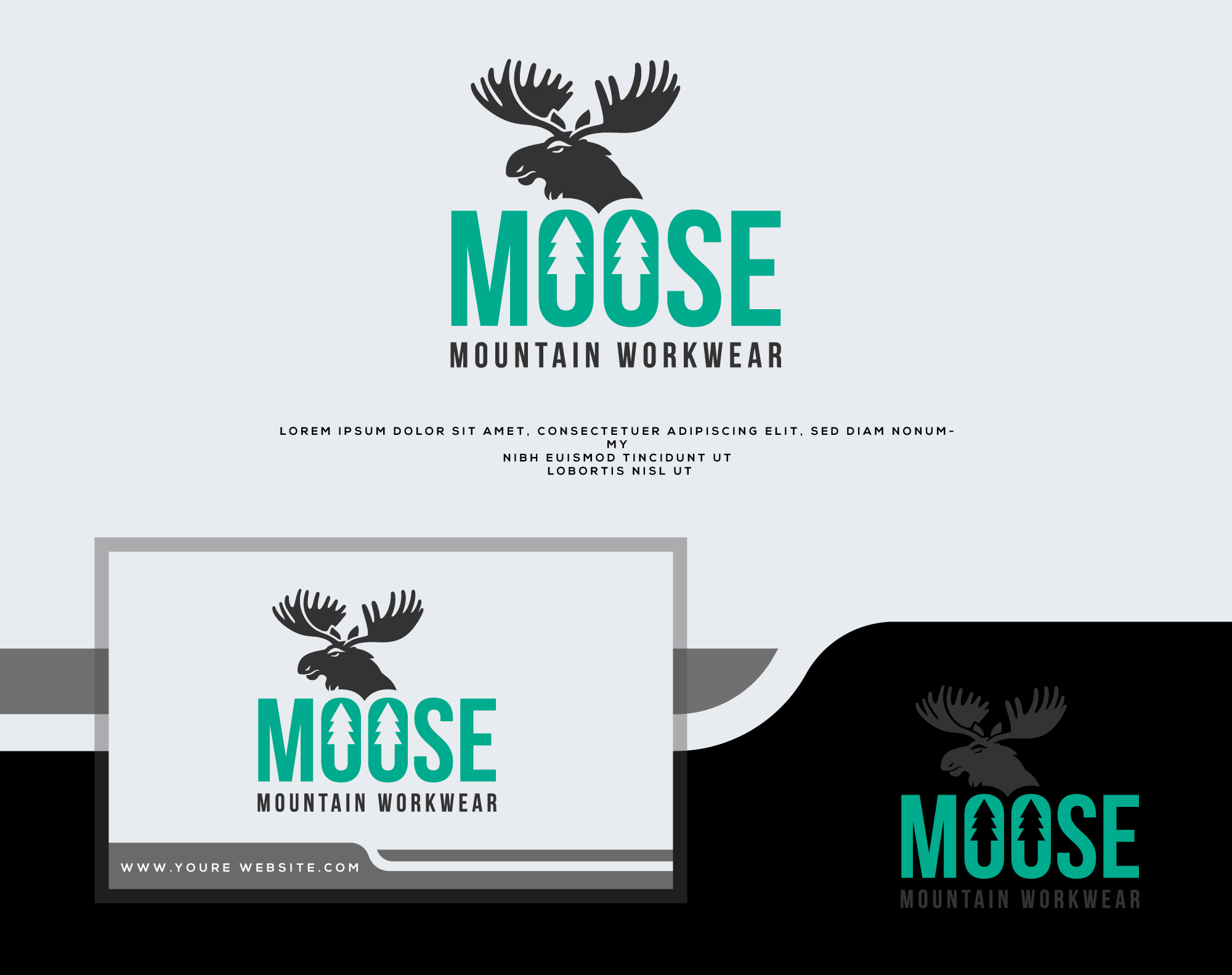 Logo Design by 100%design for Moose Mountain Workwear Ltd. | Design #33459973