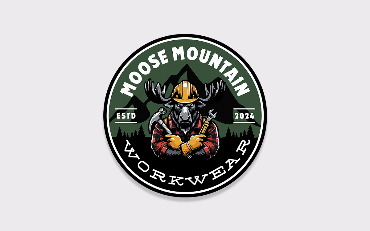 Logo Design by Zonda Studio for Moose Mountain Workwear Ltd. | Design #33505069