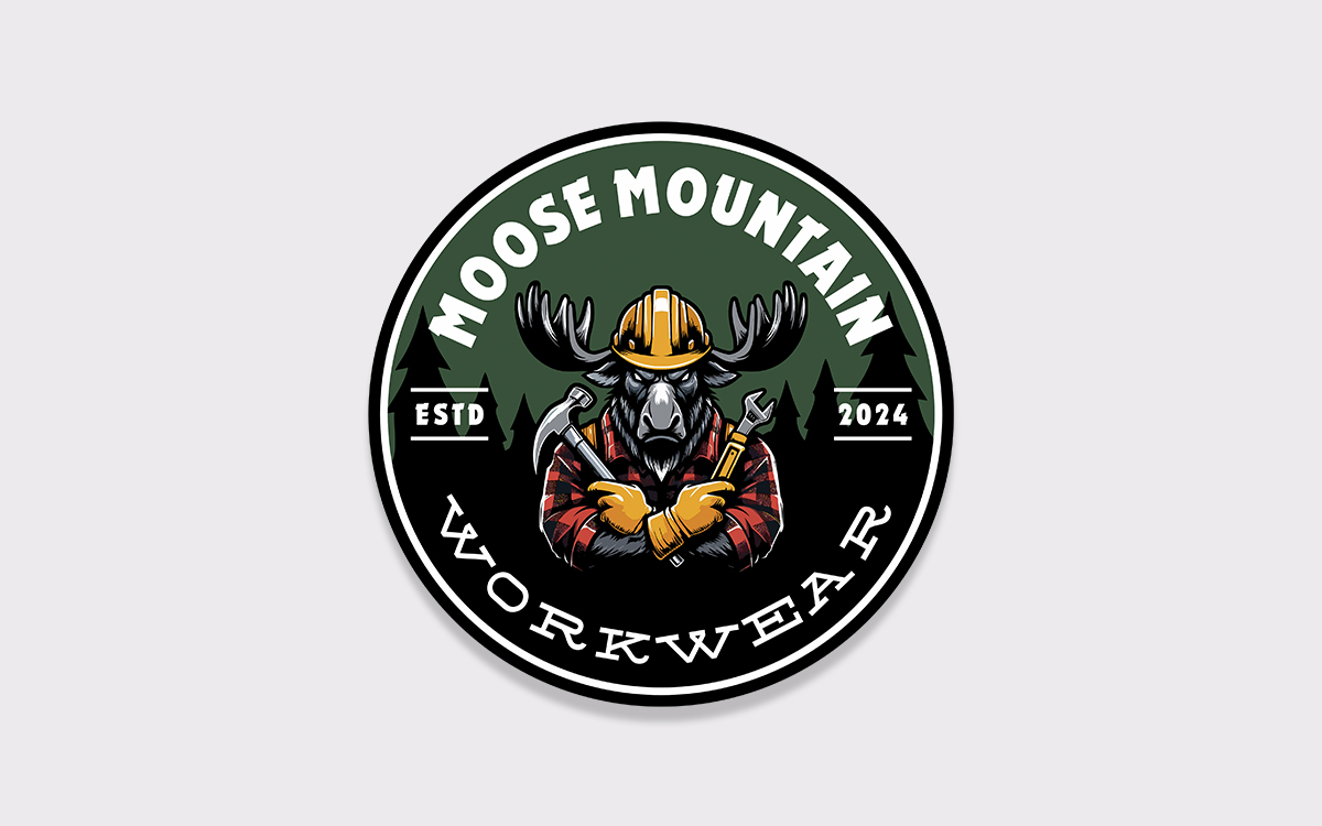 Logo Design by Zonda Studio for Moose Mountain Workwear Ltd. | Design #33521860