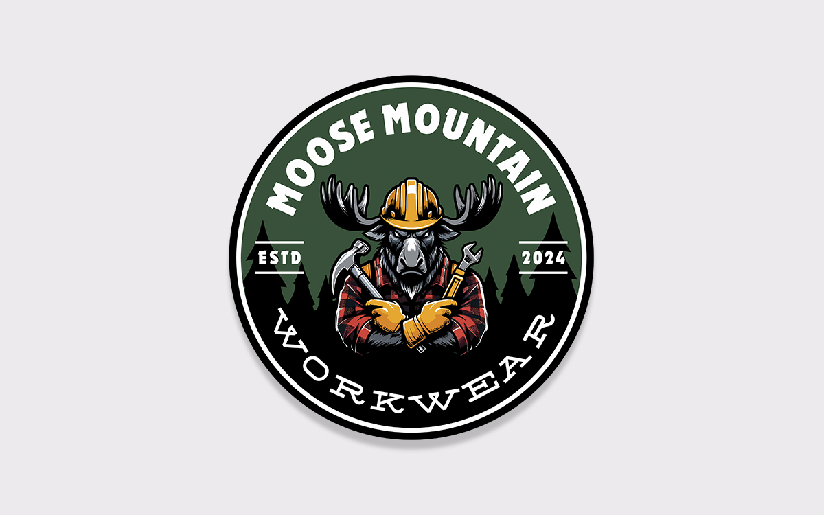 Logo Design by Zonda Studio for Moose Mountain Workwear Ltd. | Design #33521861