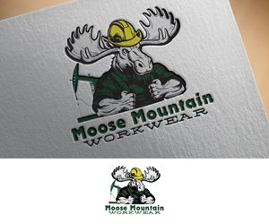 Logo-Design von S5 für Moose Mountain Workwear Ltd. | Design: #33465855