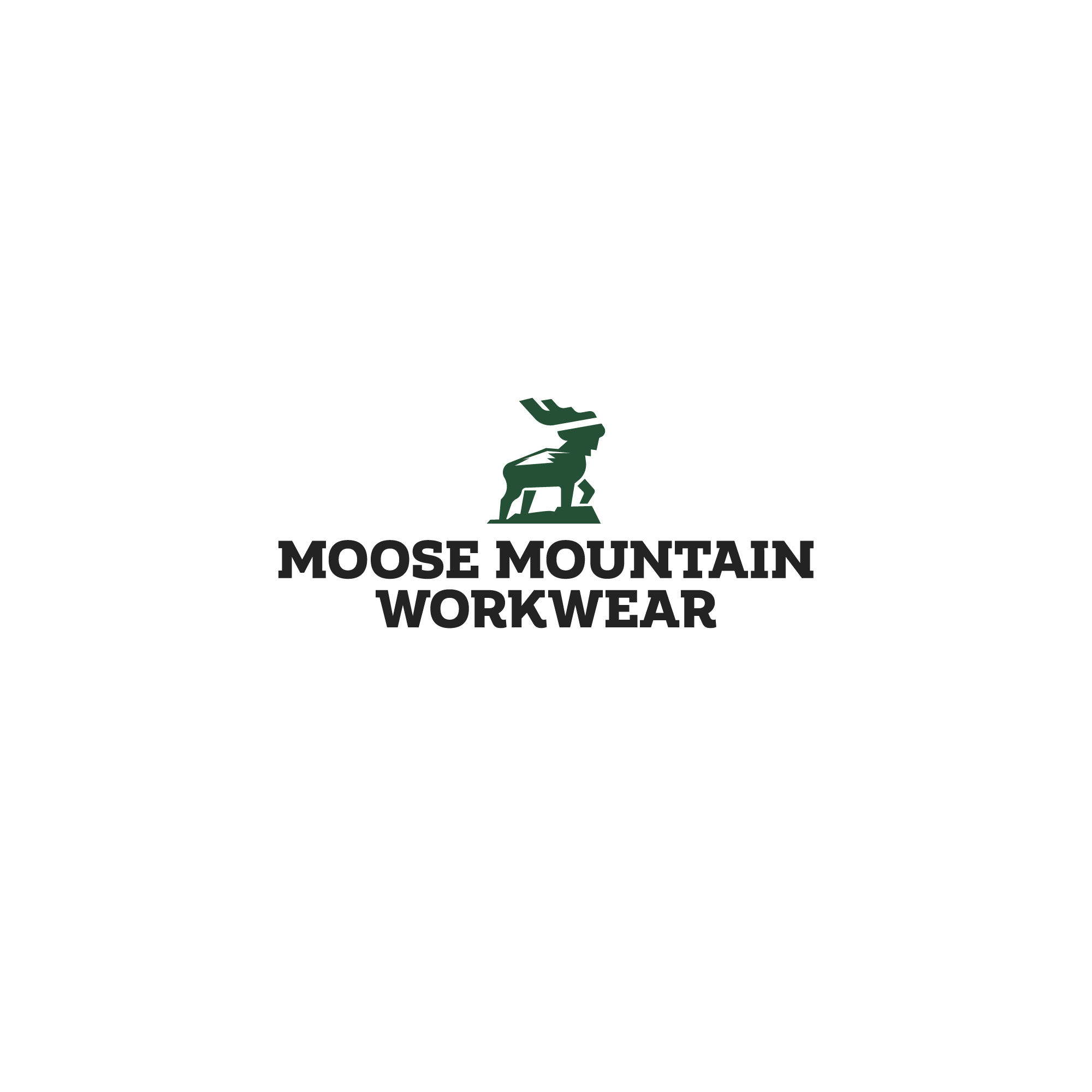 Logo Design by TenMa.Std for Moose Mountain Workwear Ltd. | Design #33460969
