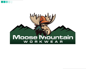 Logo Design by DesignMX (Renan Mejia) for Moose Mountain Workwear Ltd. | Design: #33459687