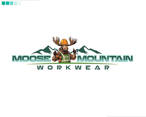 Logo Design by DesignMX (Renan Mejia) for Moose Mountain Workwear Ltd. | Design: #33459688