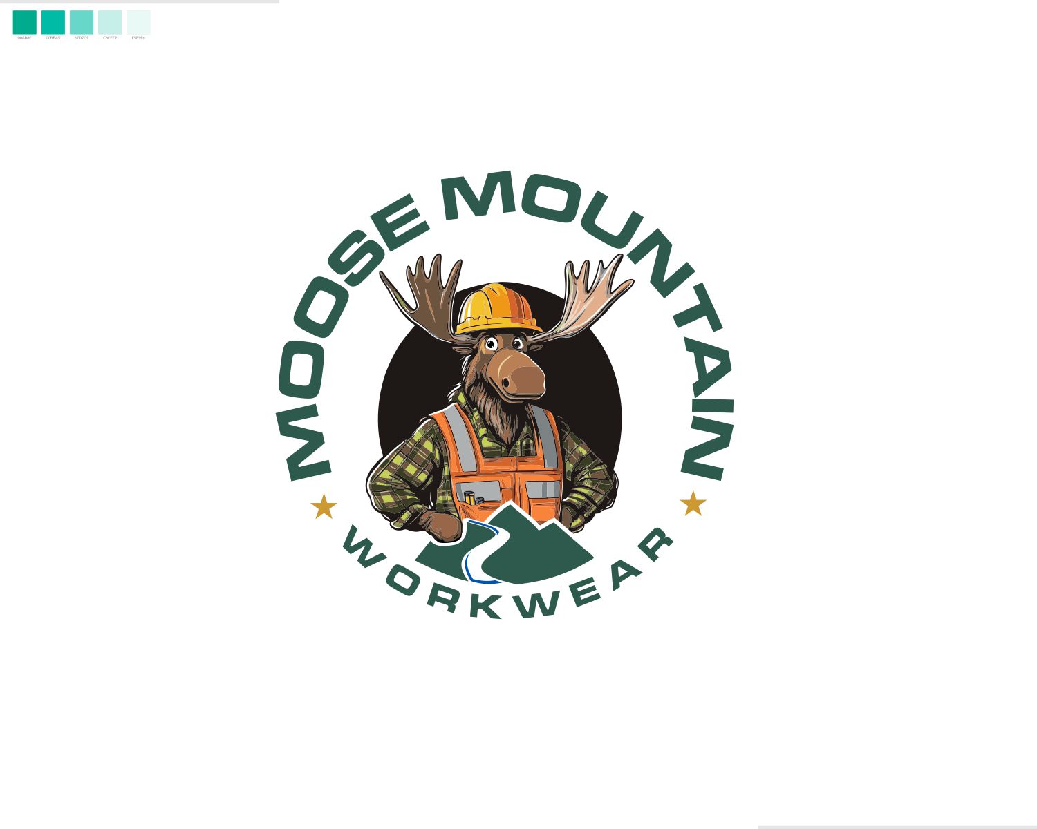 Logo-Design von DesignMX (Renan Mejia) für Moose Mountain Workwear Ltd. | Design #33459689