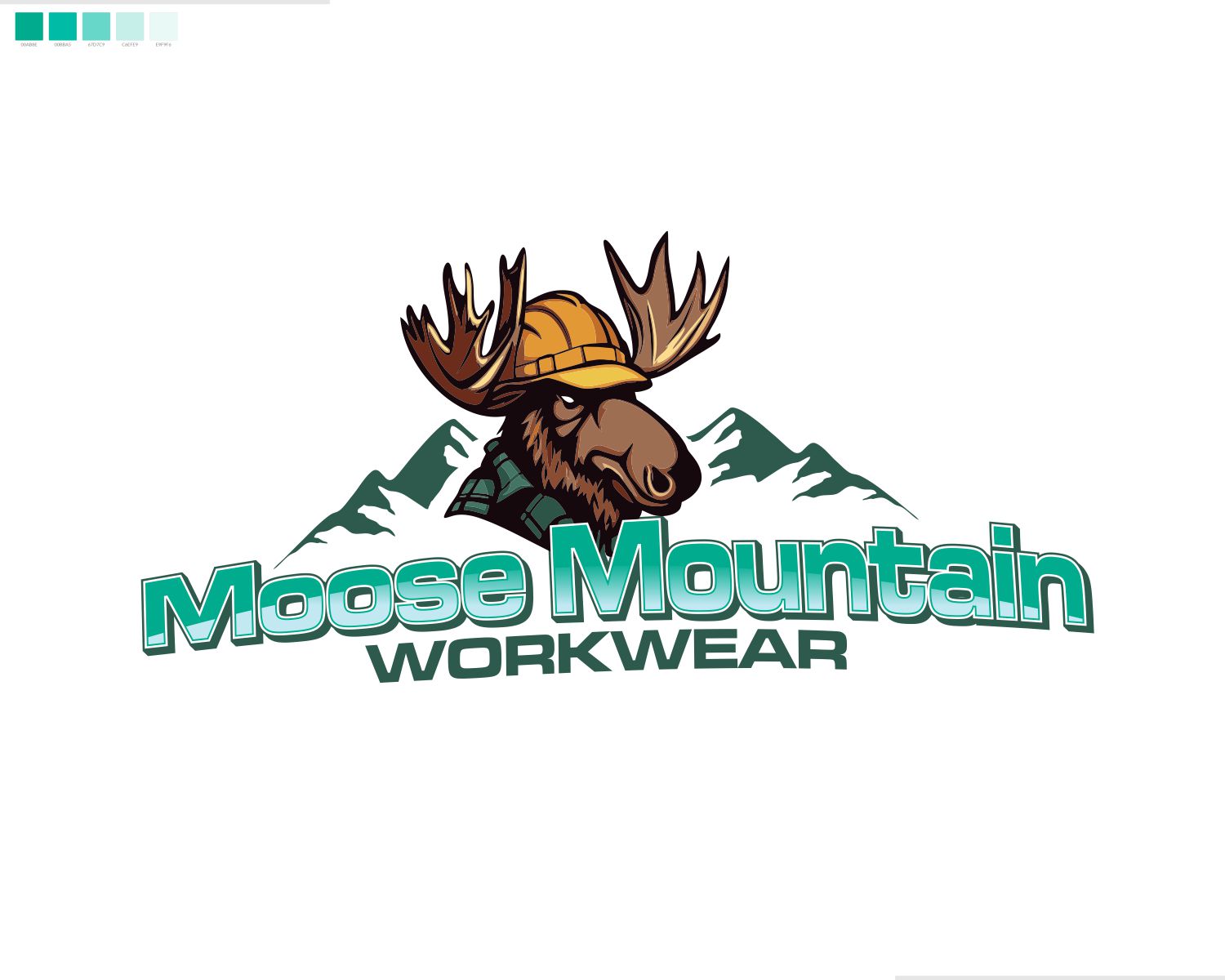 Logo Design by DesignMX (Renan Mejia) for Moose Mountain Workwear Ltd. | Design #33459690