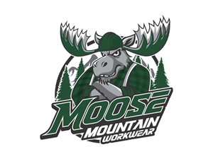 Logo Design by Dream Logo Design for Moose Mountain Workwear Ltd. | Design: #33464774