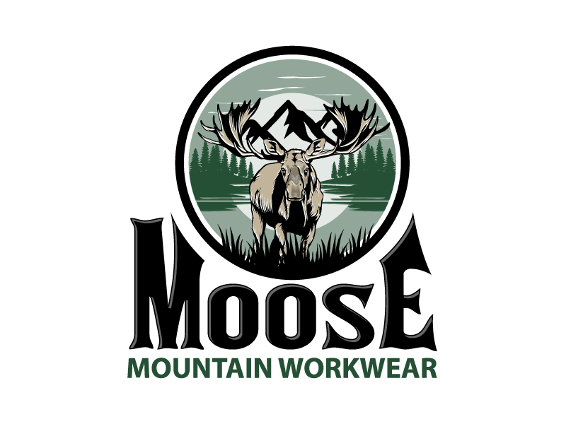 Logo Design by Dream Logo Design for Moose Mountain Workwear Ltd. | Design #33464777