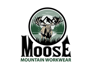 Logo Design by Dream Logo Design for Moose Mountain Workwear Ltd. | Design: #33464777