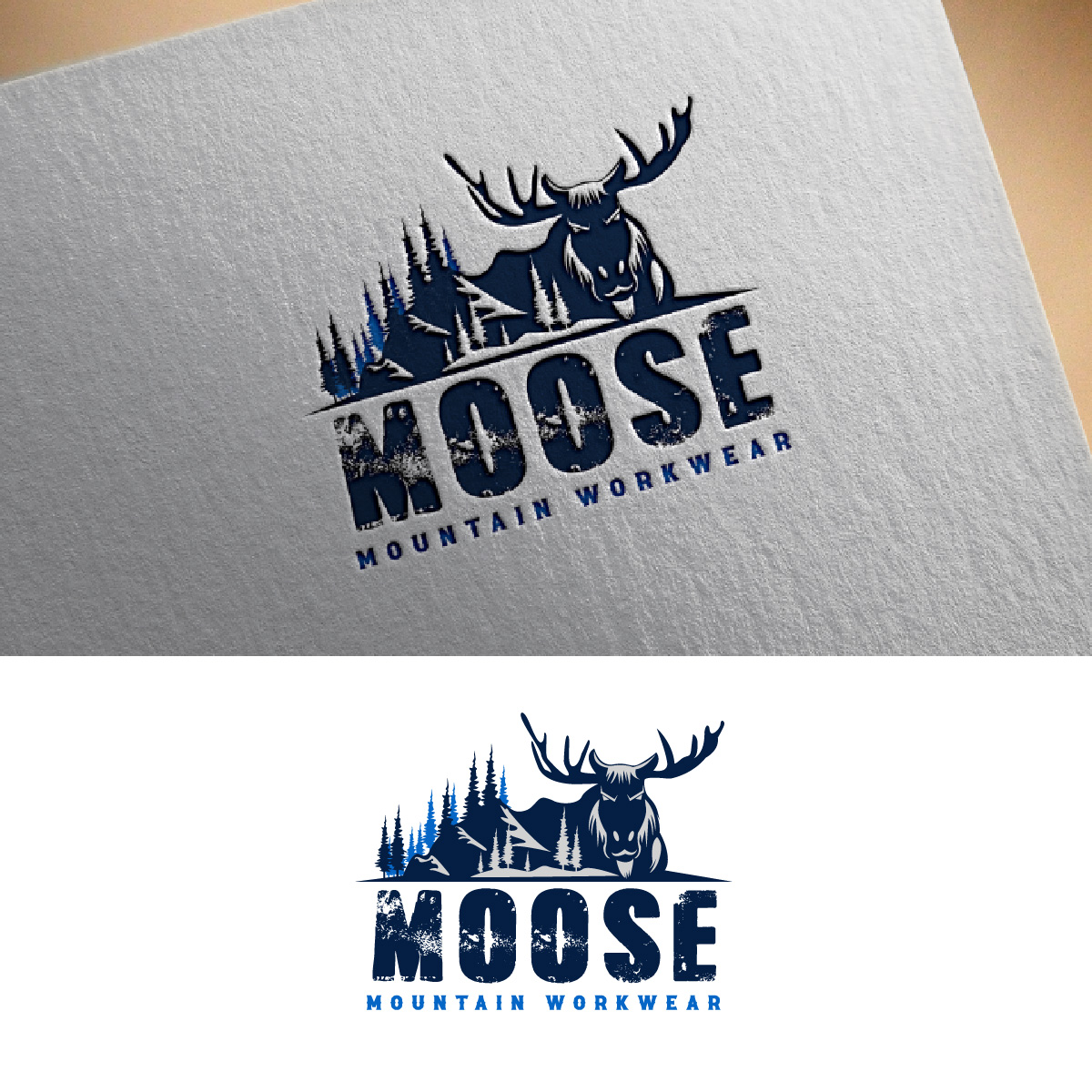Logo-Design von fly  design für Moose Mountain Workwear Ltd. | Design #33463240