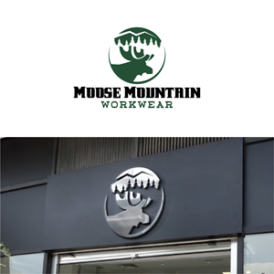 Logo Design by fly  design for Moose Mountain Workwear Ltd. | Design: #33464220